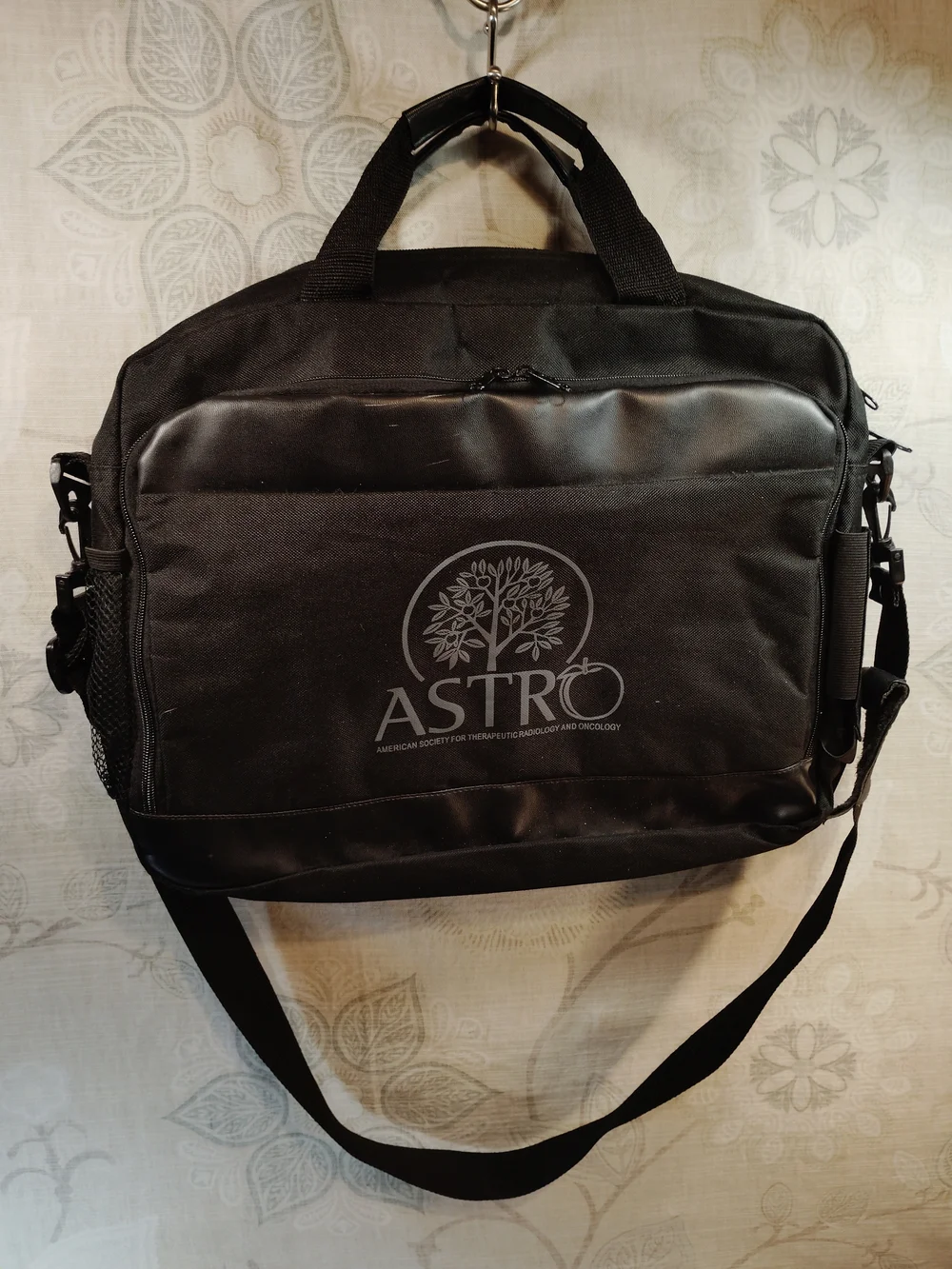 Black Laptop Bag for Men - Professional Messenger With Astro Logo